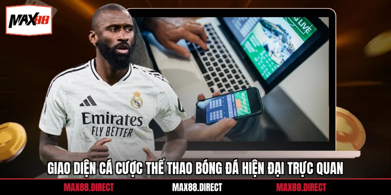 Giao diện cá cược thể thao bóng đá hiện đại trực quan