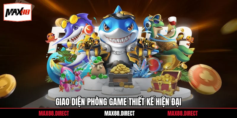 Bắn Cá Rùa Xanh - 3 Chiến Thuật Săn Thưởng Hiệu Quả 4 Giao diện phòng game thiết kế hiện đại