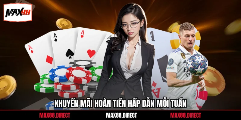 Khuyến mãi hoàn tiền hấp dẫn mỗi tuần